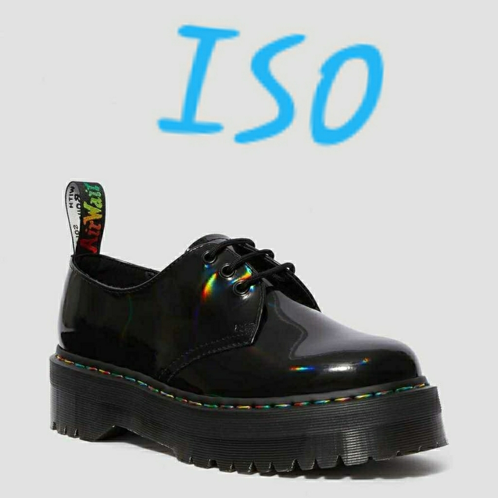 1461 Rainbow Patent Platform Shoes